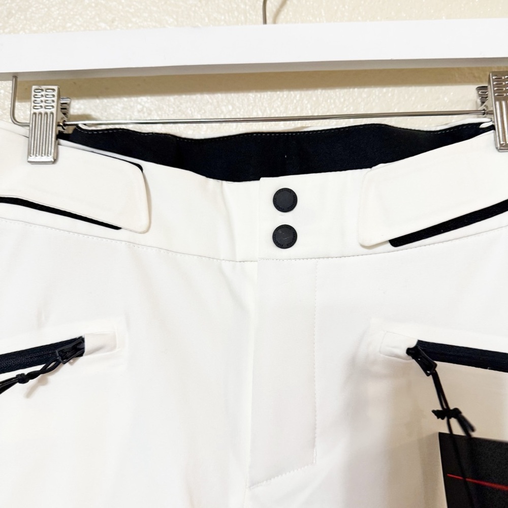 NWT Bogner Fire + Ice Nessa-T Straight Ski Pants in Off White/Black NEW Size 8 - Picture 11 of 15